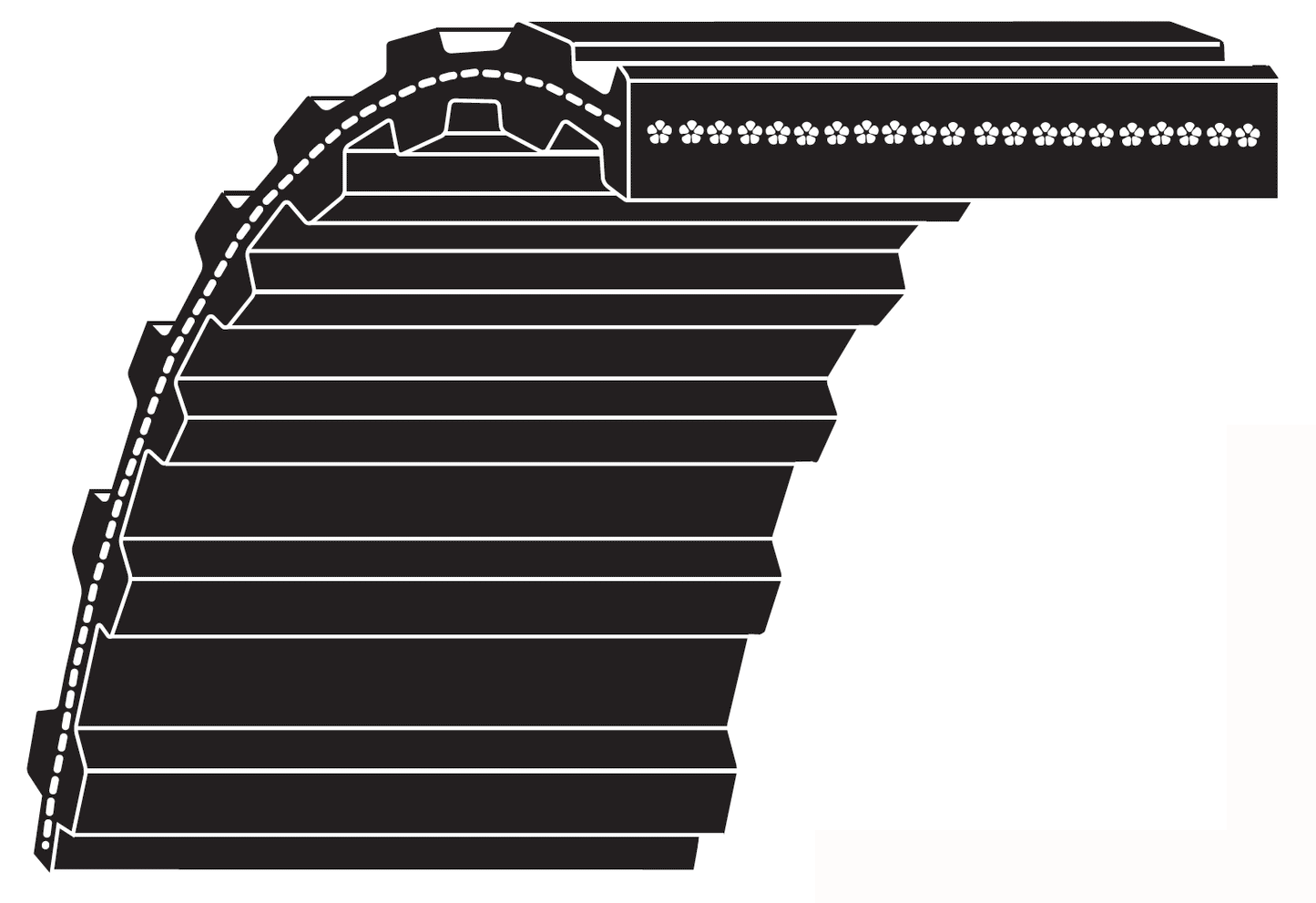 Bestorq D3150-14M-100 Dual HTD Timing Belts